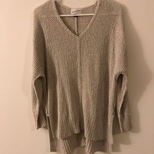 V neck slouchy sweater